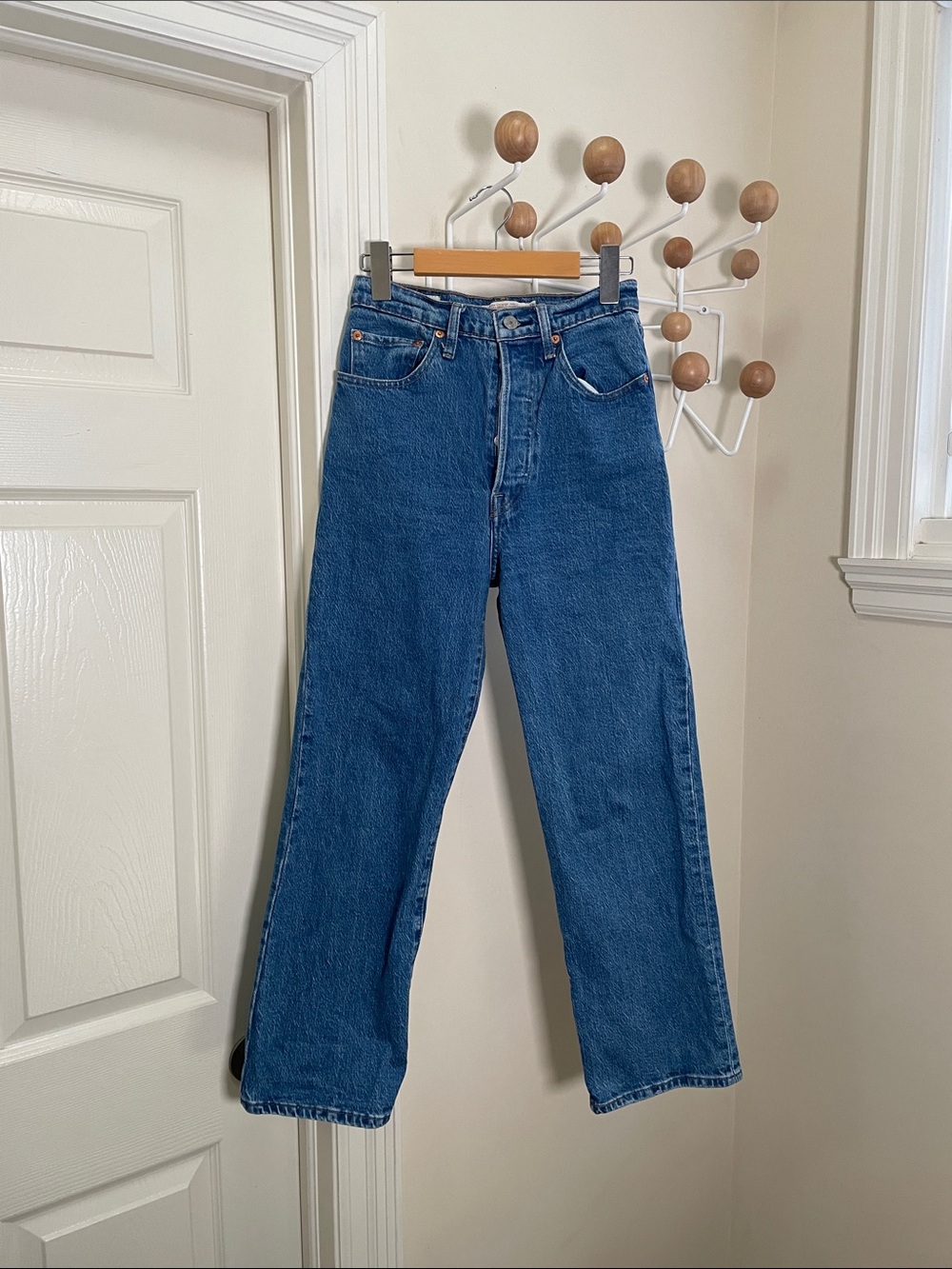 Levi's - Ribcage Straight Ankle High rise Denim Jeans - Blue - 27